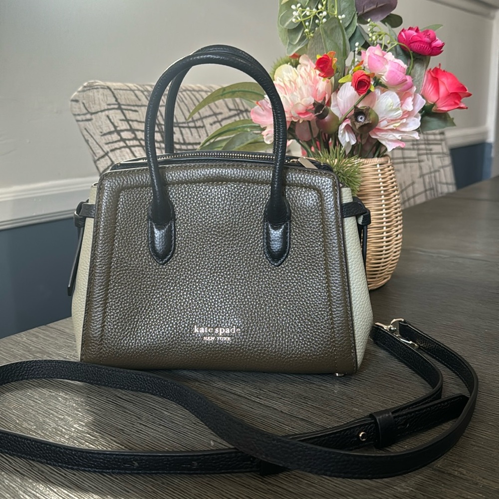 Kate Spade Knott Mini zip top satchel